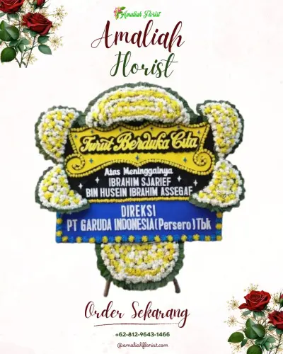 Papan Bunga Duka di Sidoko