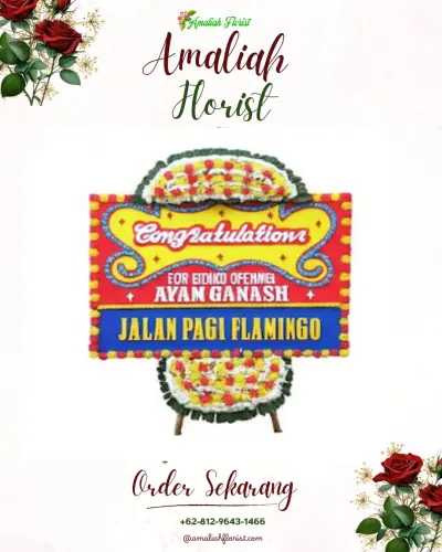 Bunga Papan Congratulation di Sidoko